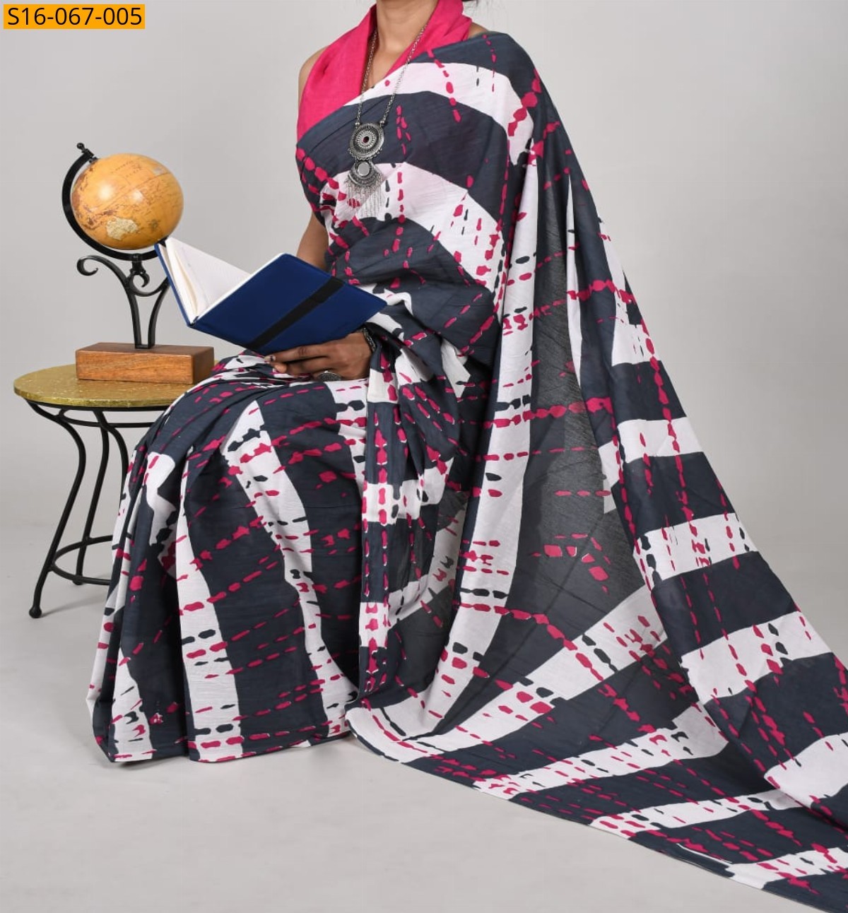 Cotton mulmul Saree