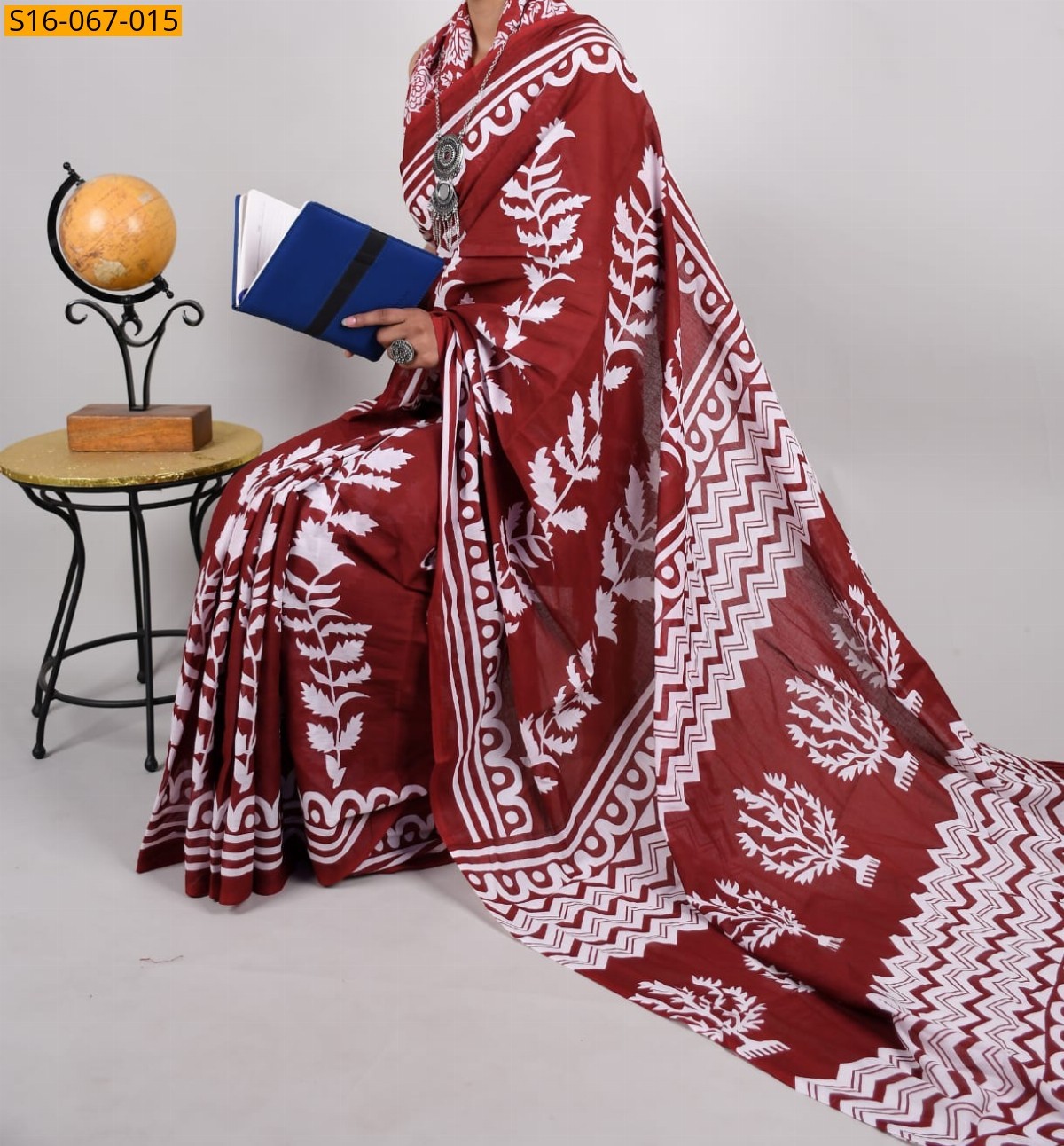 Cotton mulmul Saree