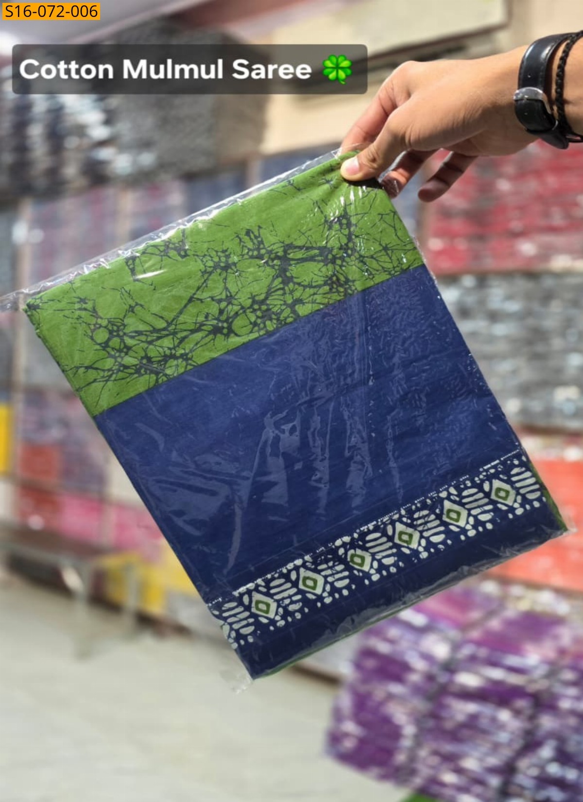 Green Mulmul cotton  sarees