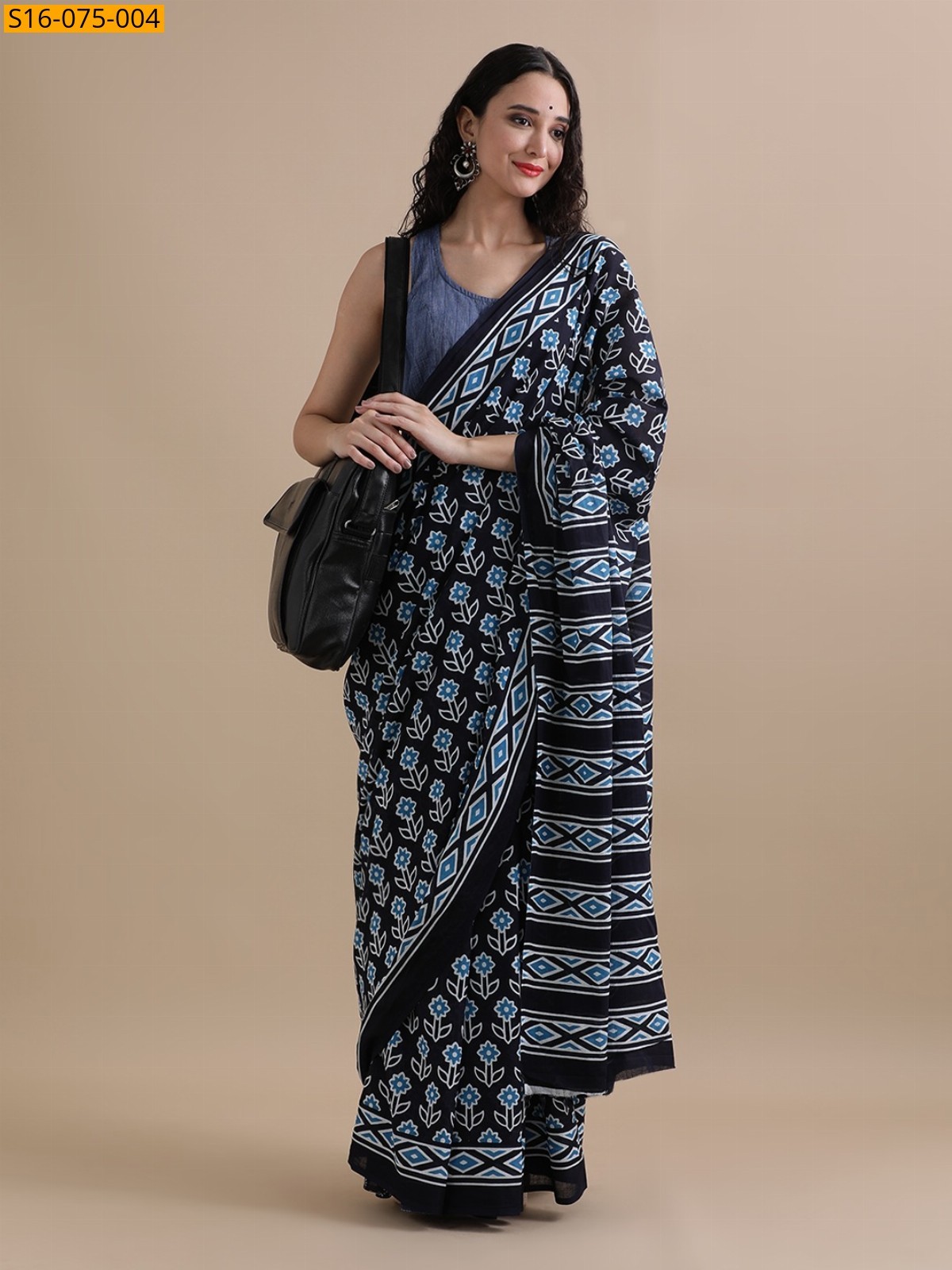 Black Mulmul cotton  sarees