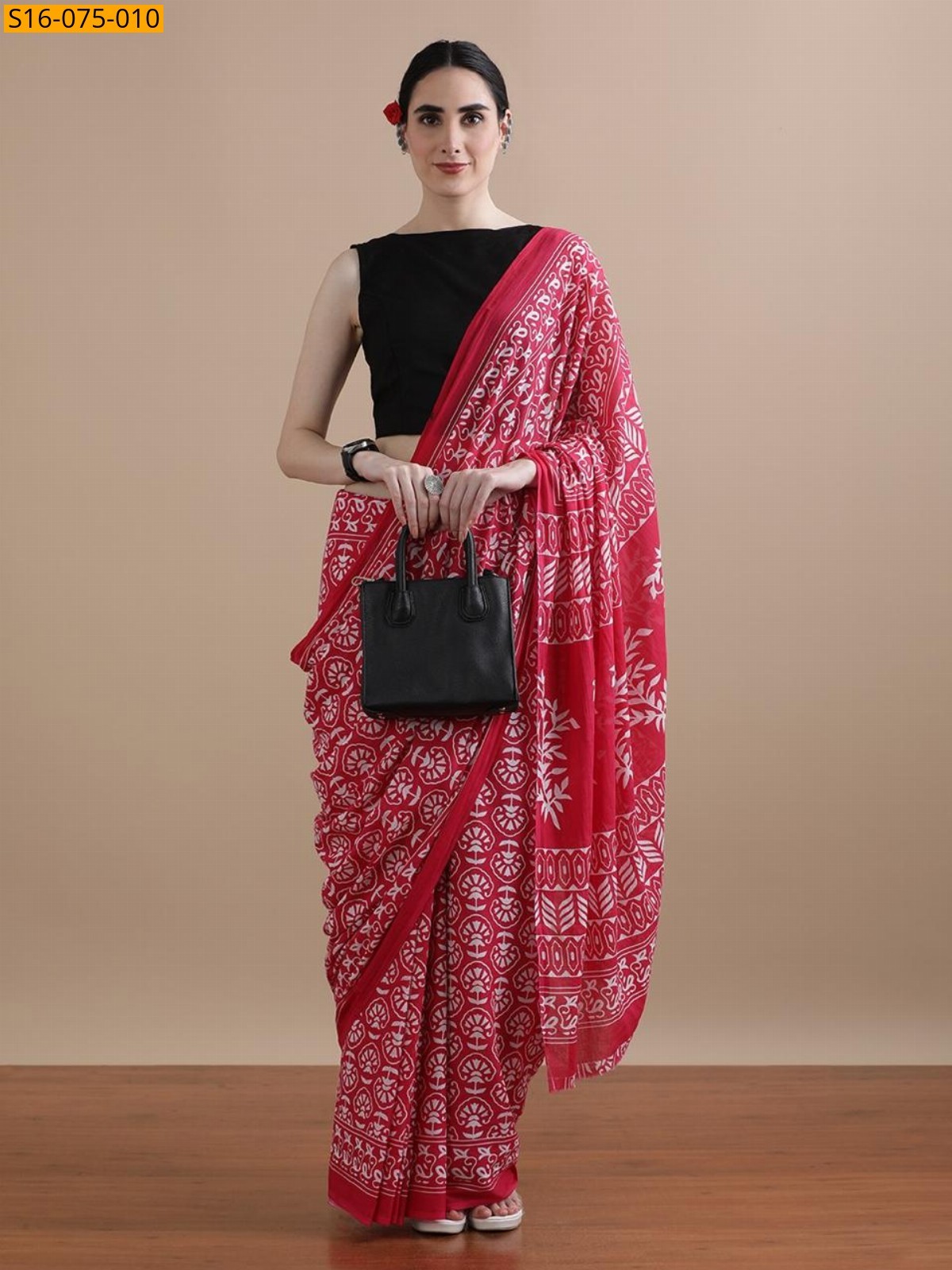 Red Mulmul cotton  sarees
