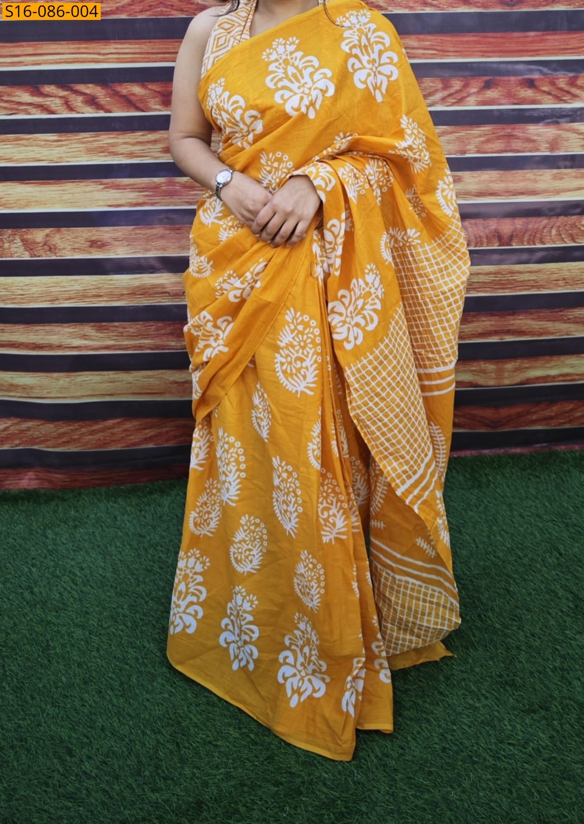 Yellow Mulmul cotton  sarees