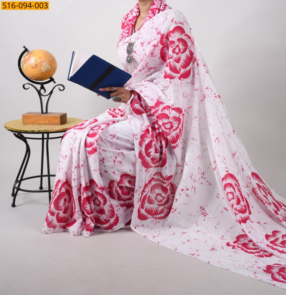 Pink Fancy Cotton Mul Mul Sarees