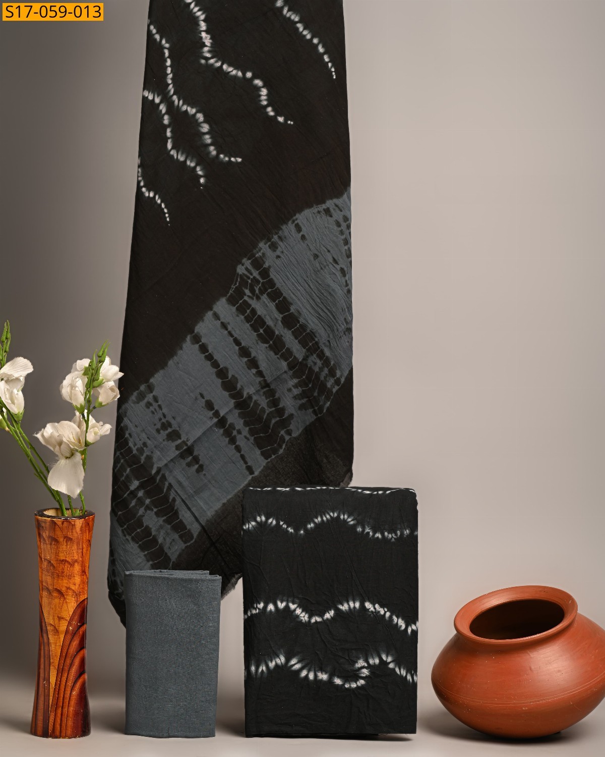 Black Printed cotton suits
