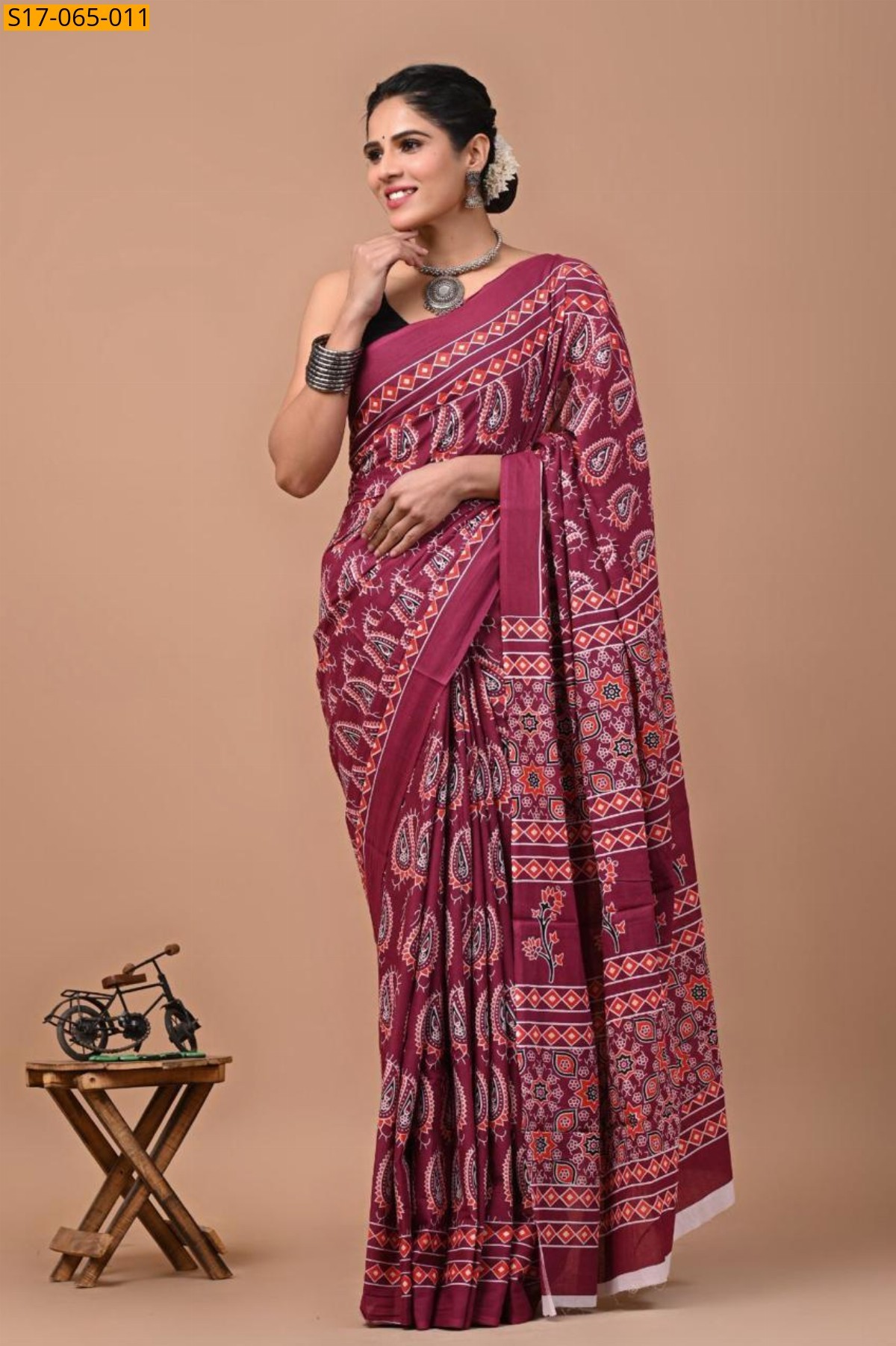 Navy Mulmul cotton sarees 