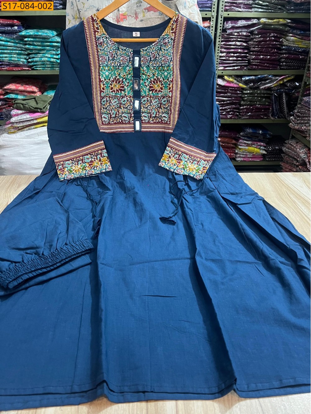 Cotton kurti palazzo set