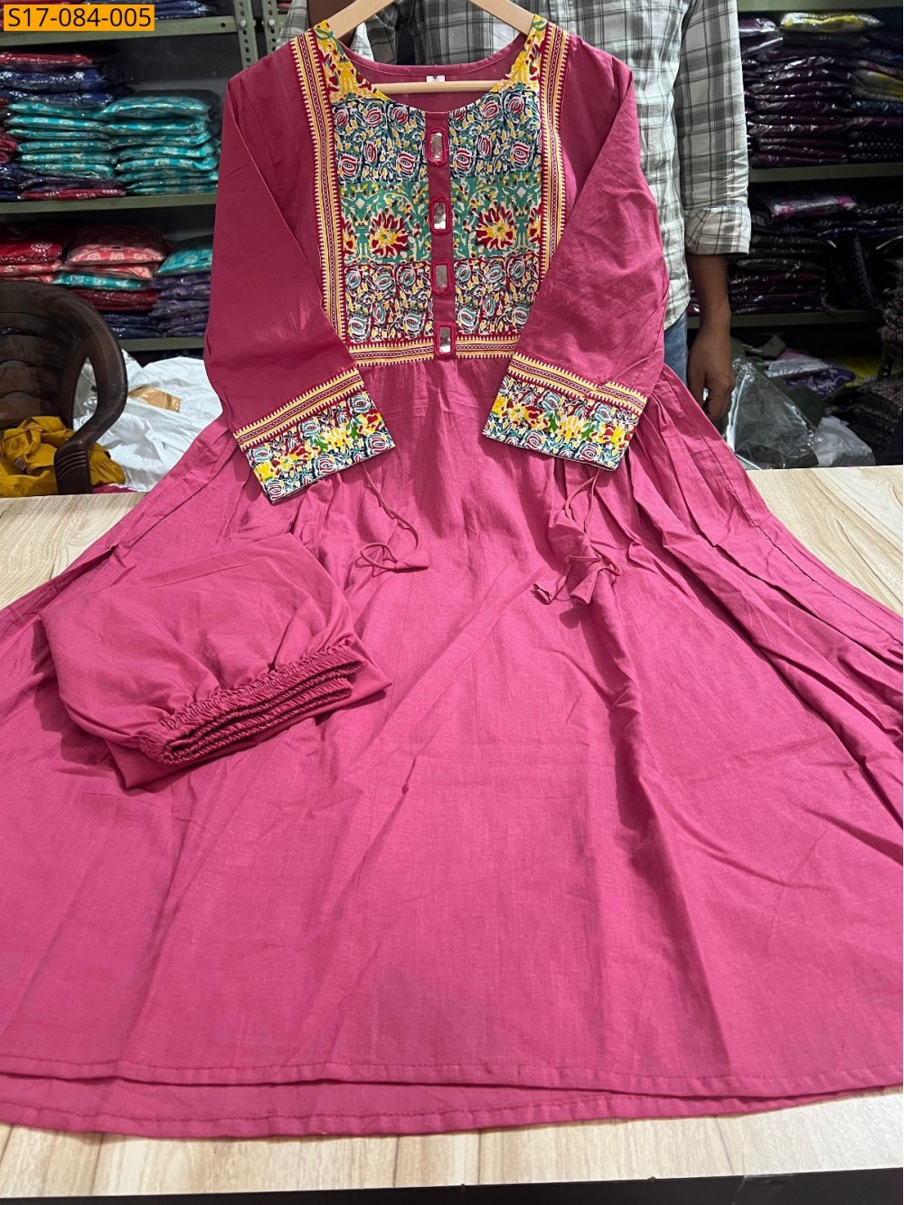 Cotton kurti palazzo set