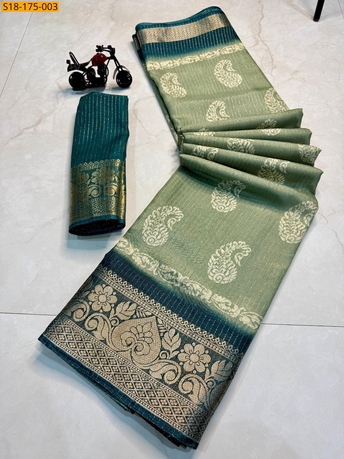 Green Fancy rekko silk sarees