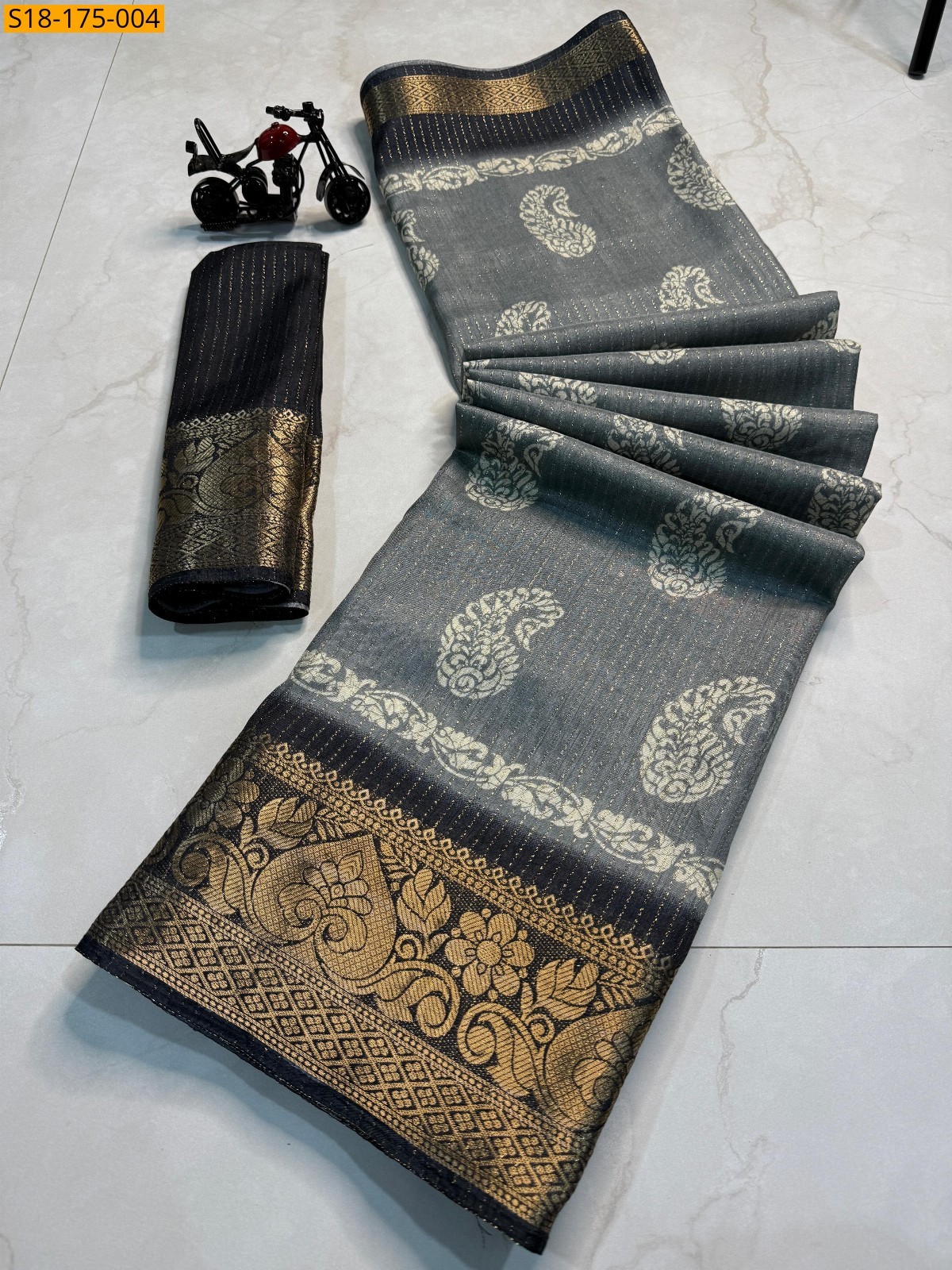 Gery Fancy rekko silk sarees