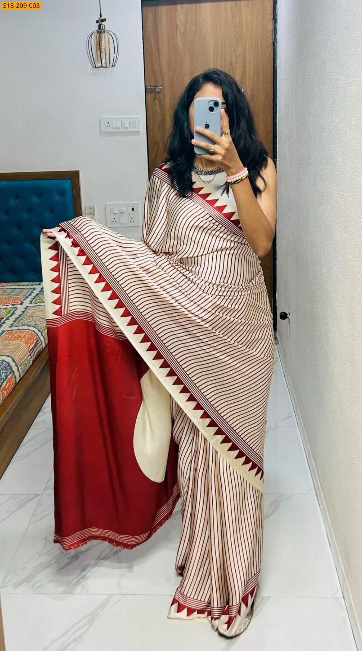 Maroon Fancy satin printed sarees 