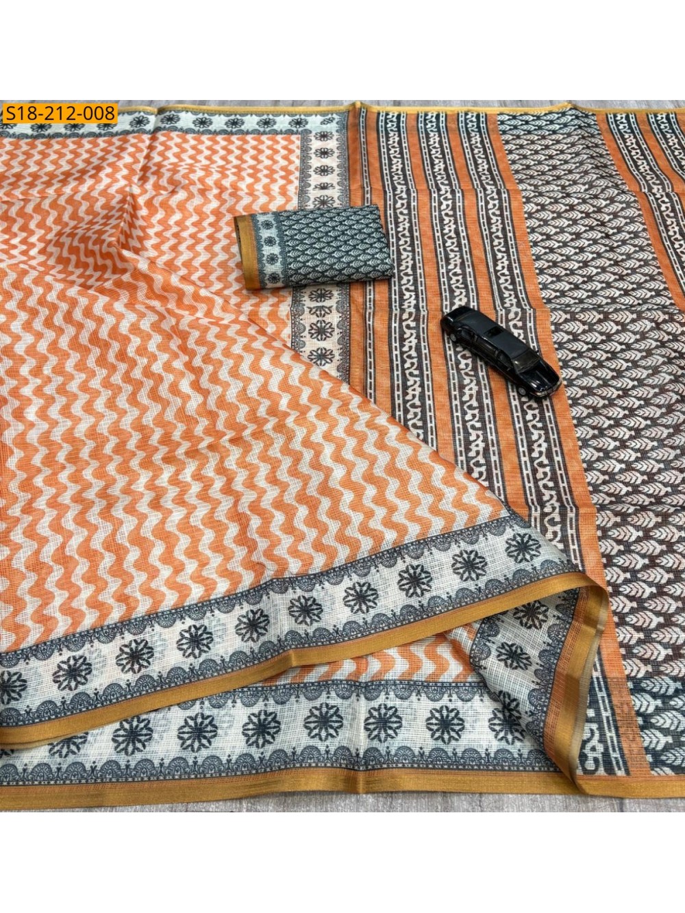 Fancy Kota Doriya Digital Print Saree