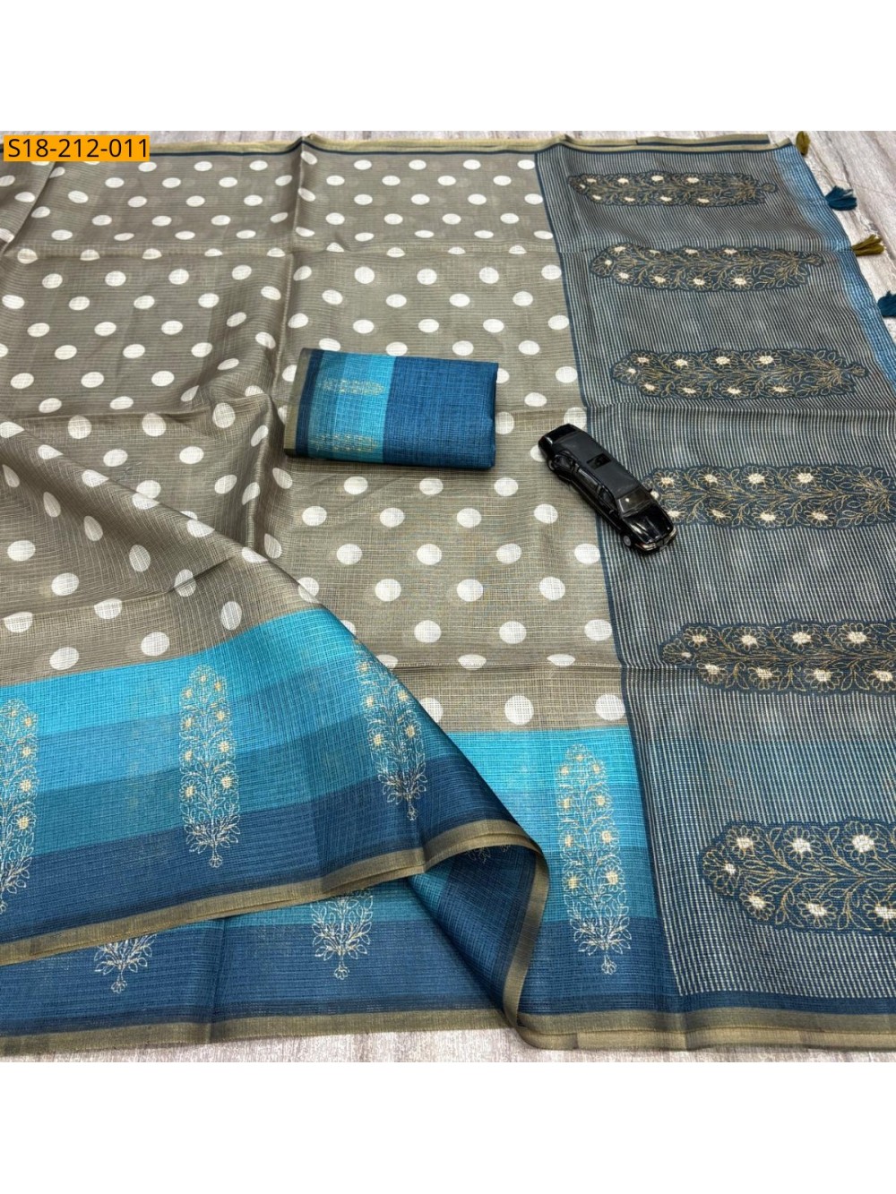 Fancy Kota Doriya Digital Print Saree