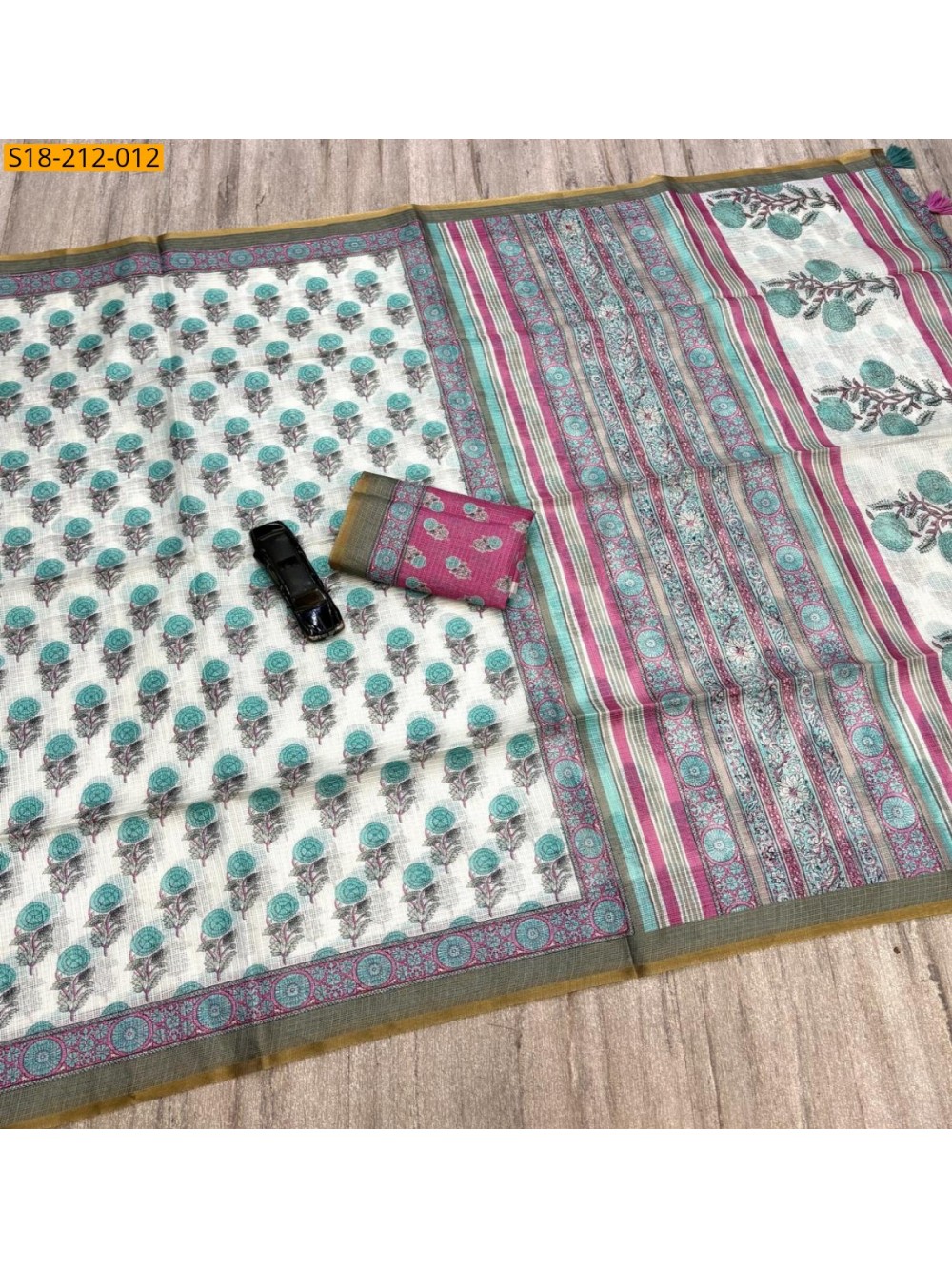 Fancy Kota Doriya Digital Print Saree