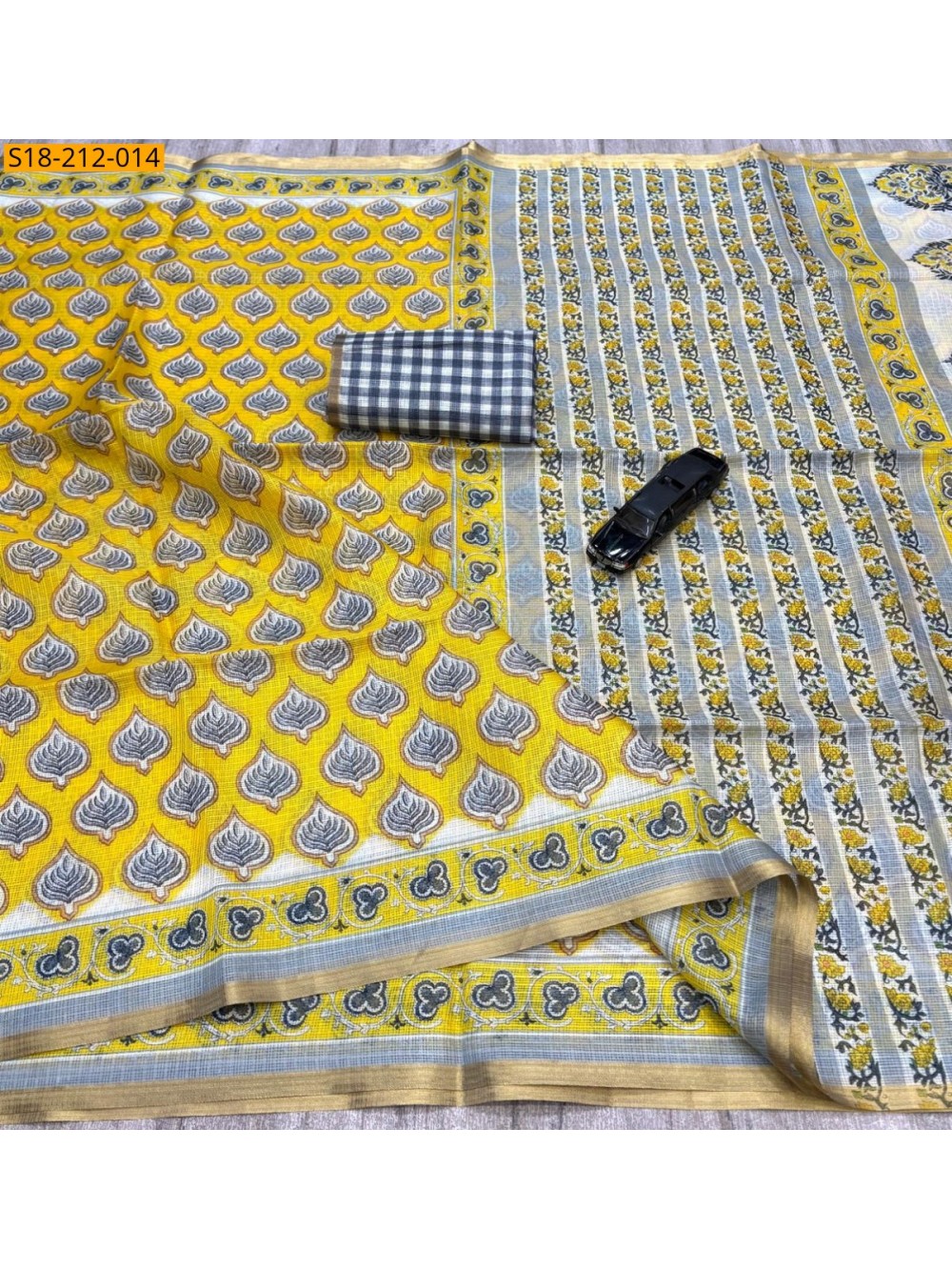 Fancy Kota Doriya Digital Print Saree