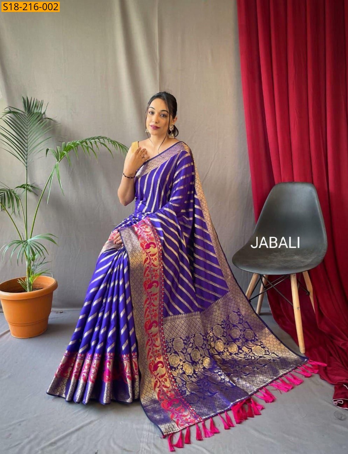 Violet Fancy soft silk saree