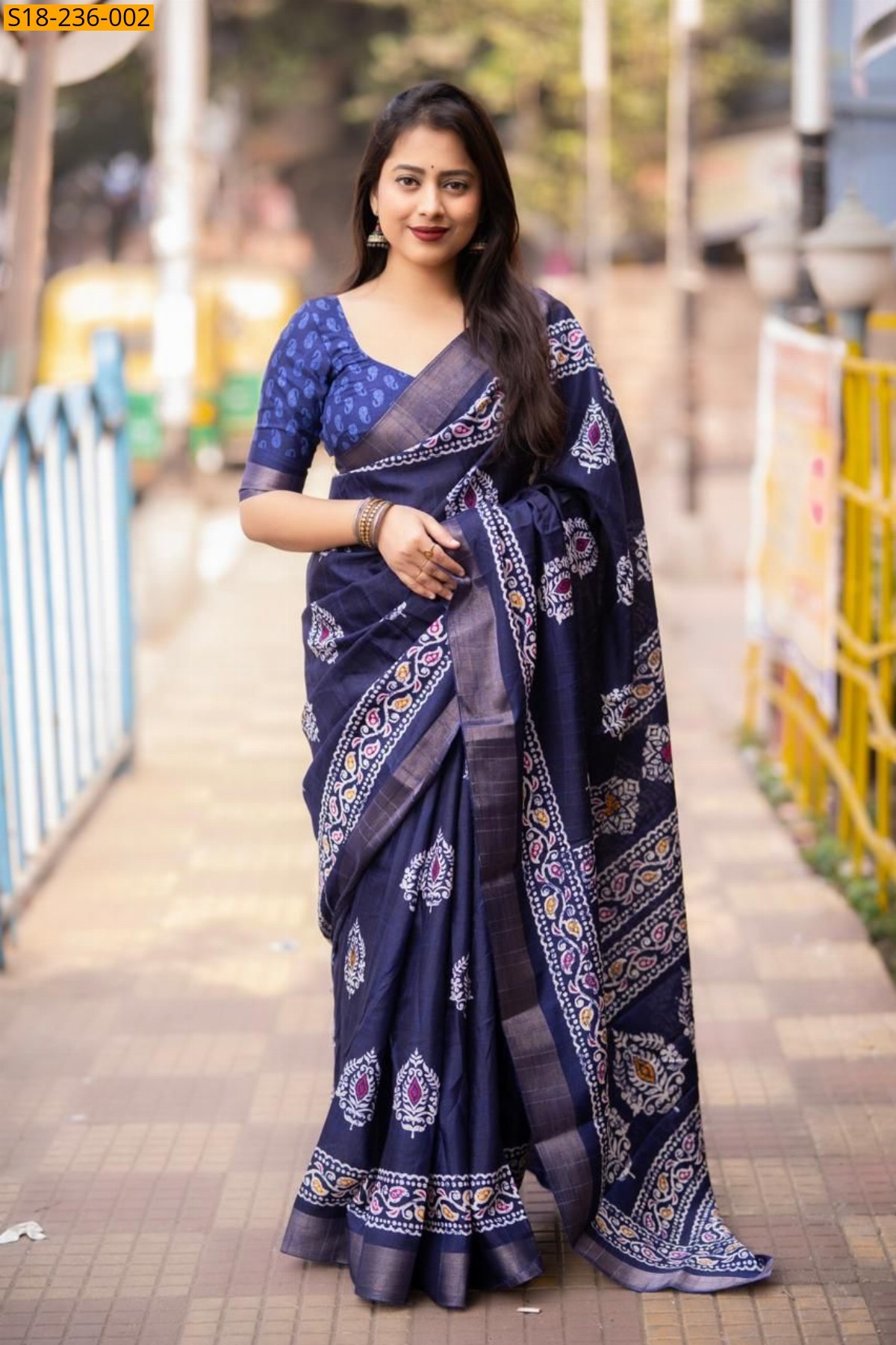 Violet Fancy silk saree
