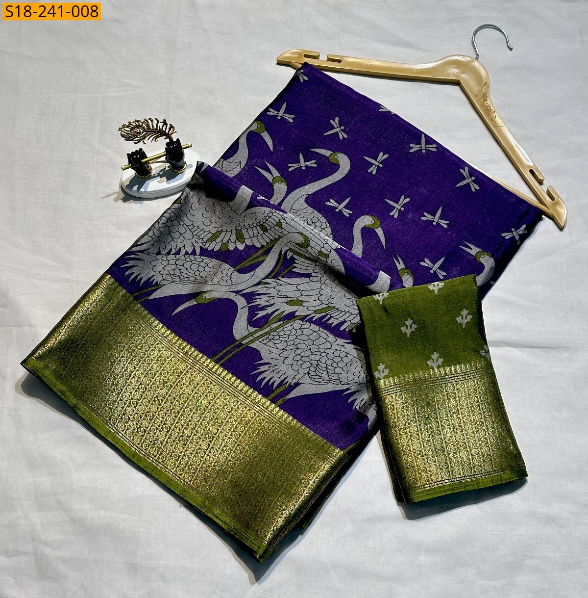 Violet Fancy mangalgiri silk sarees