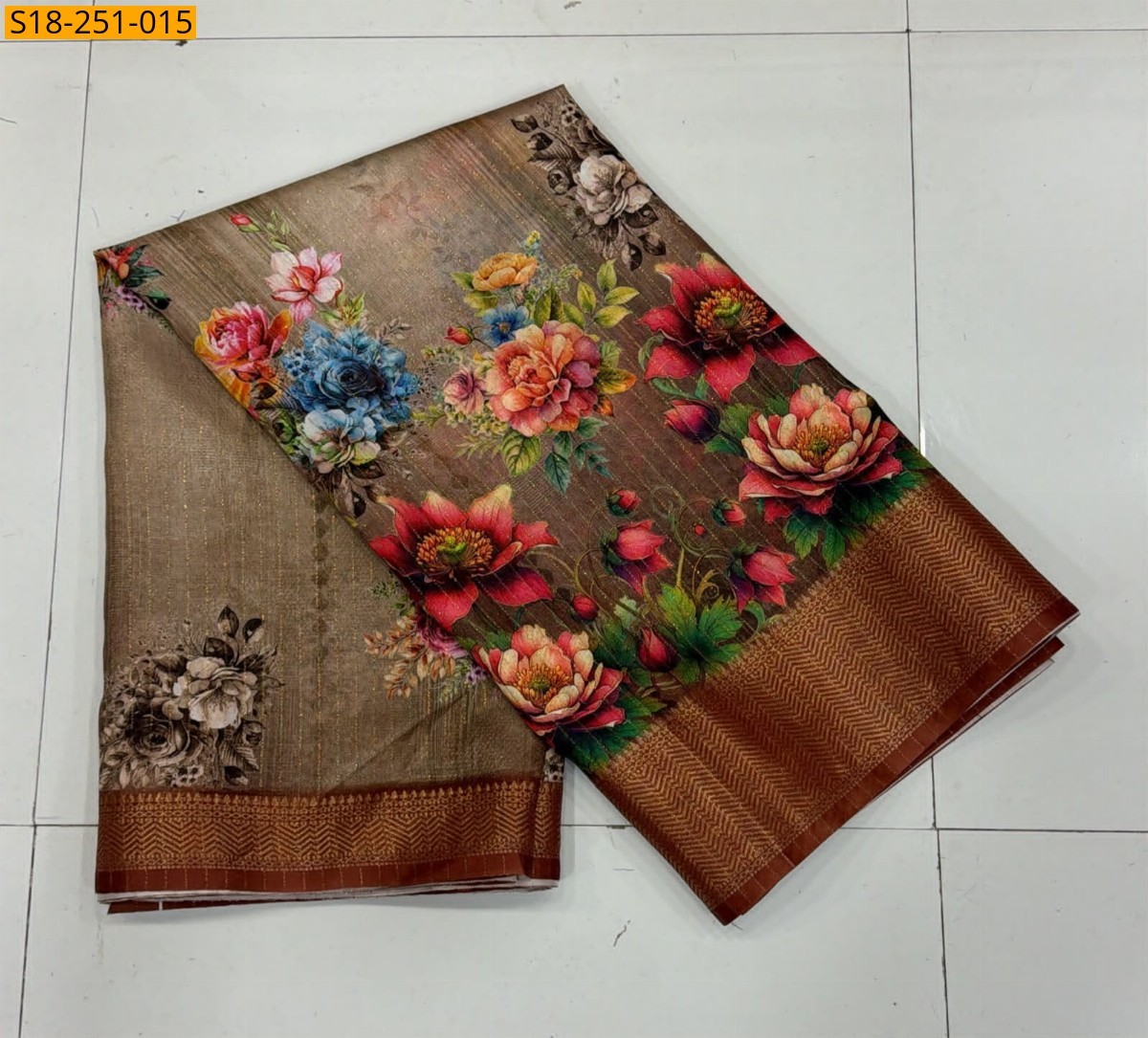 Pink Fancy Dola Ricco Saree