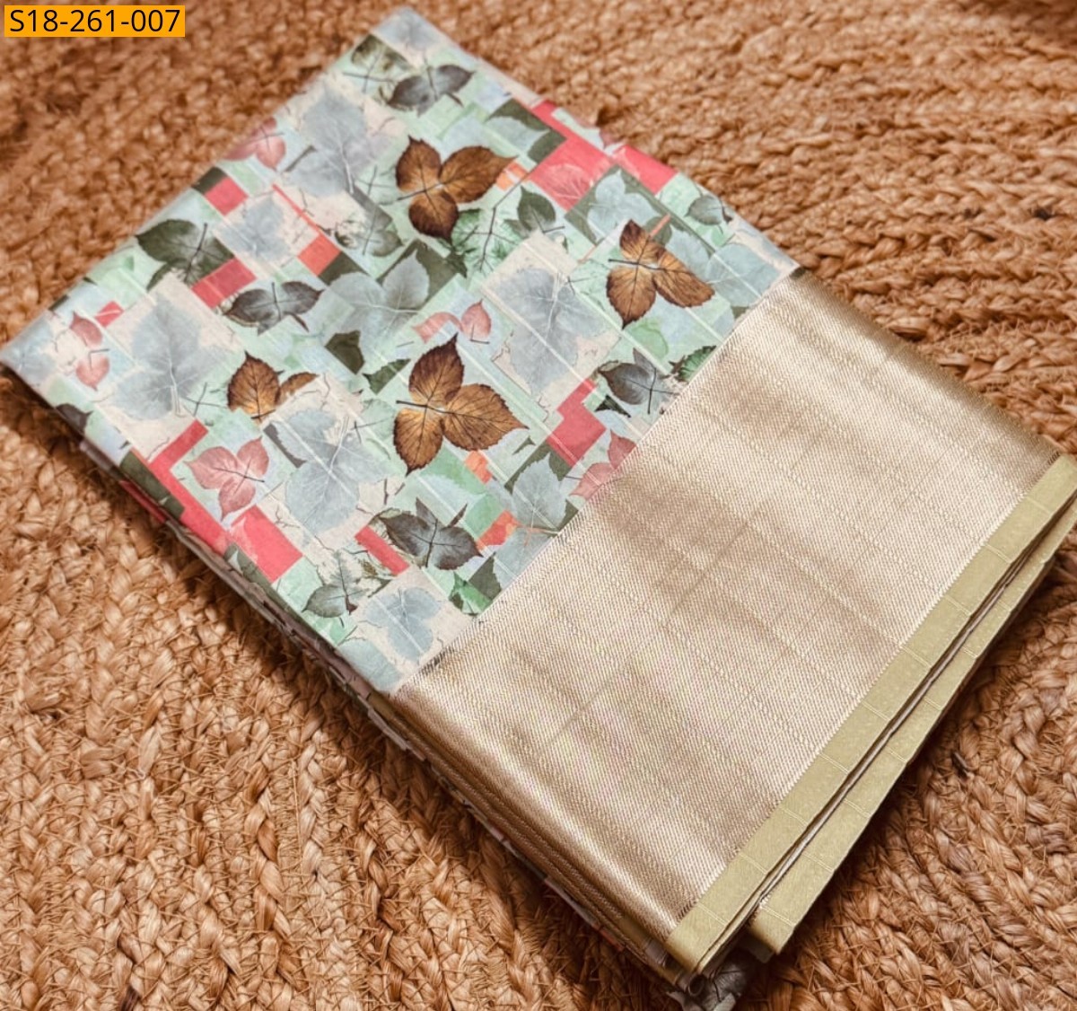 Green Fancy kotha zari silk sarees
