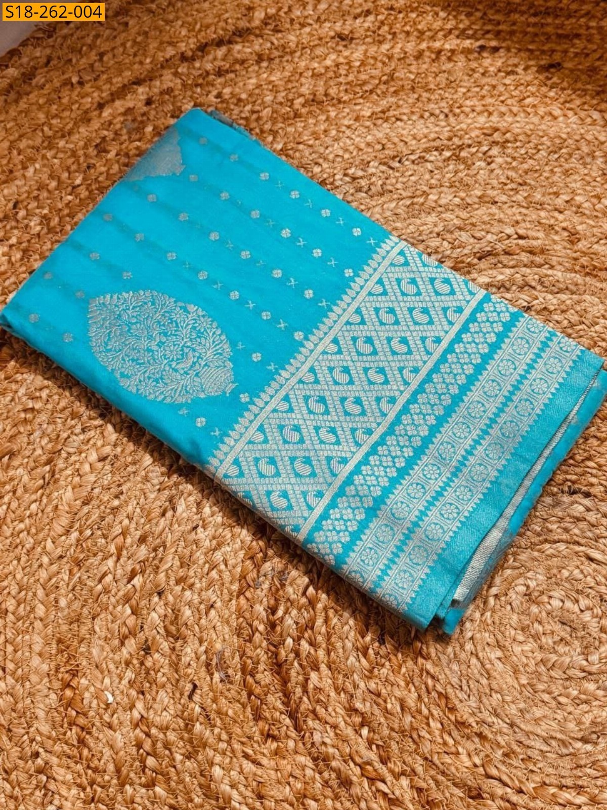 Blue Mysore brocade silk sarees