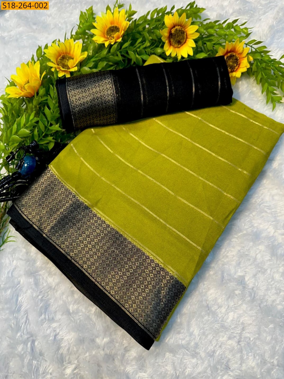 Green Fancy mysore silk sarees 