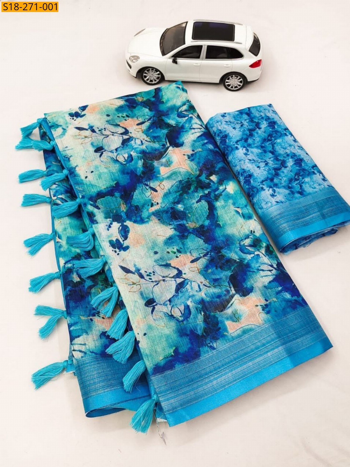 Fancy Linen sarees