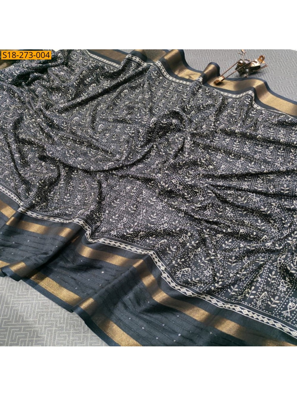 Fancy dola silk saree