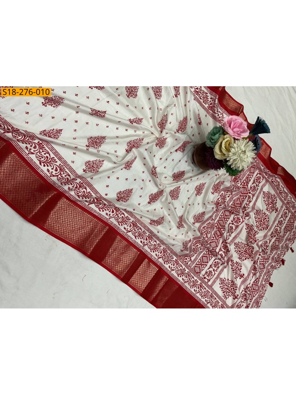Fancy dola silk saree