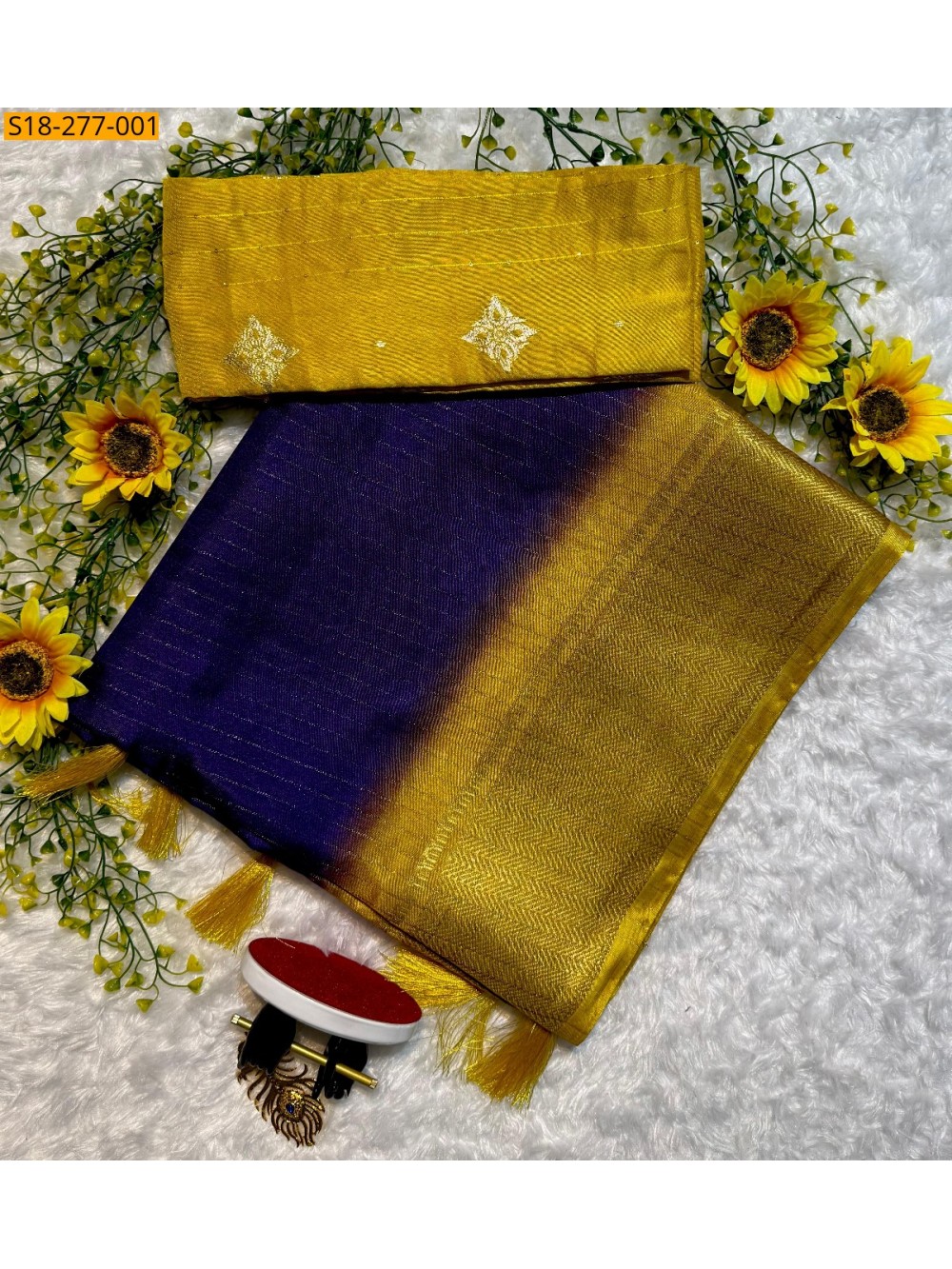 Fancy dola silk saree