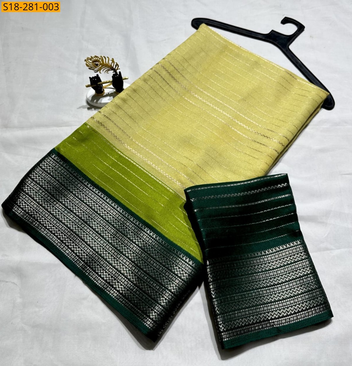 Green Fancy warm silk saree