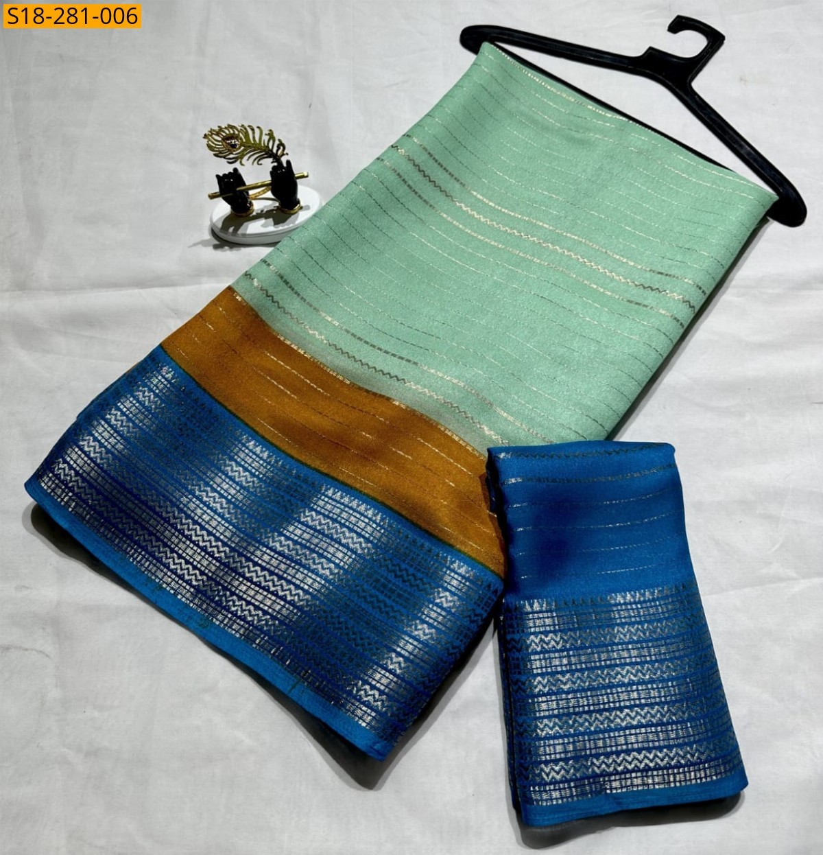Green Fancy warm silk saree