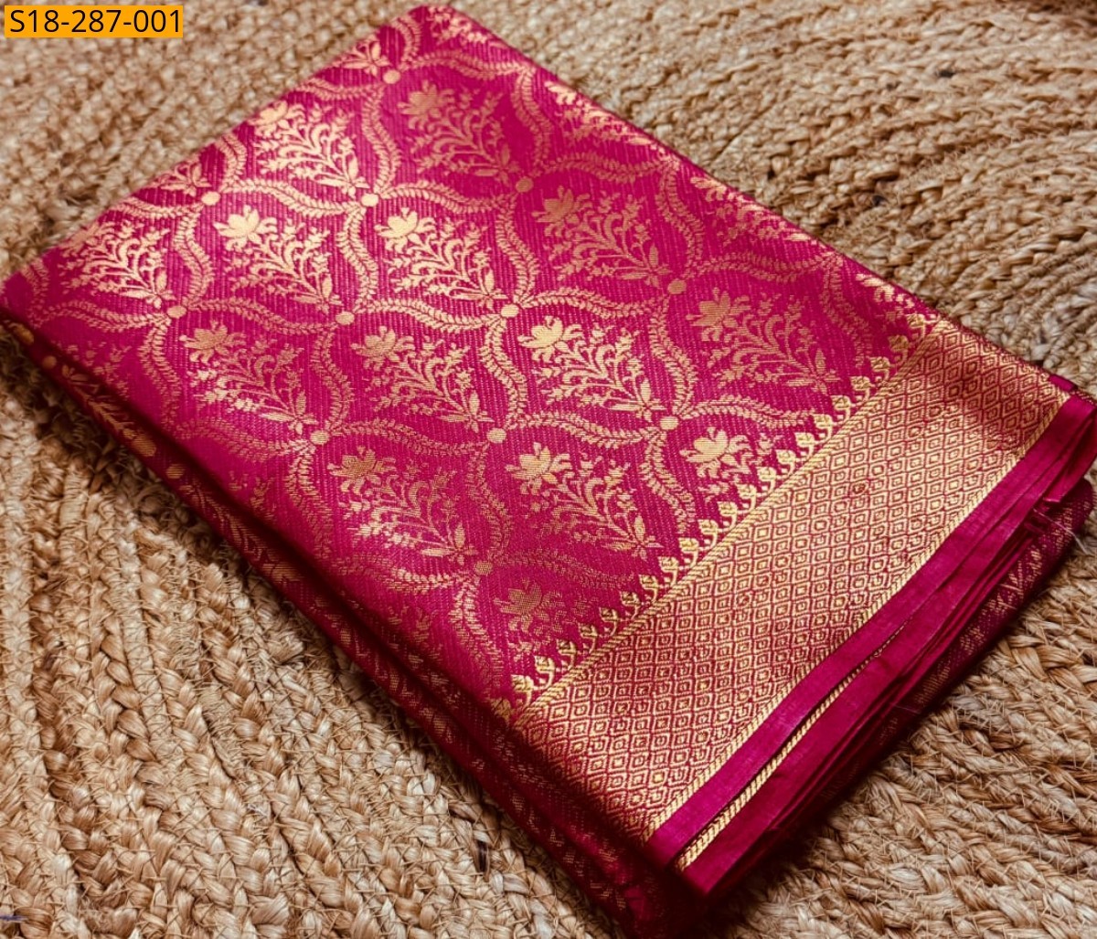 Pink Fancy mysore silk saree