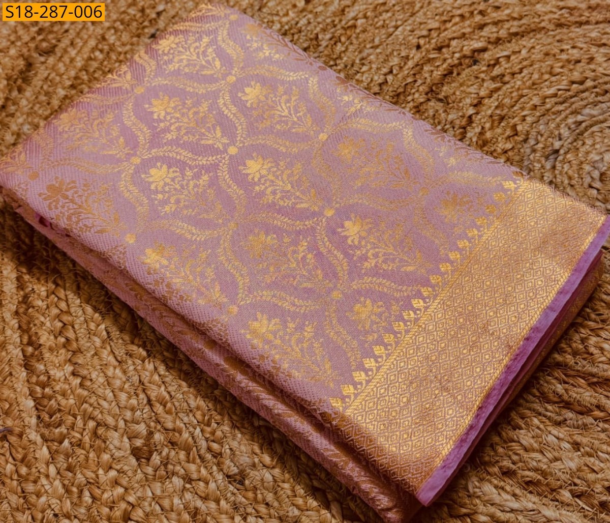 Purple Fancy mysore silk saree