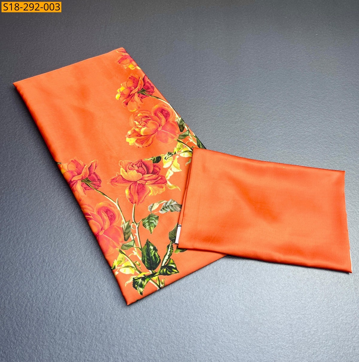 Orange Fancy japan satin sarees
