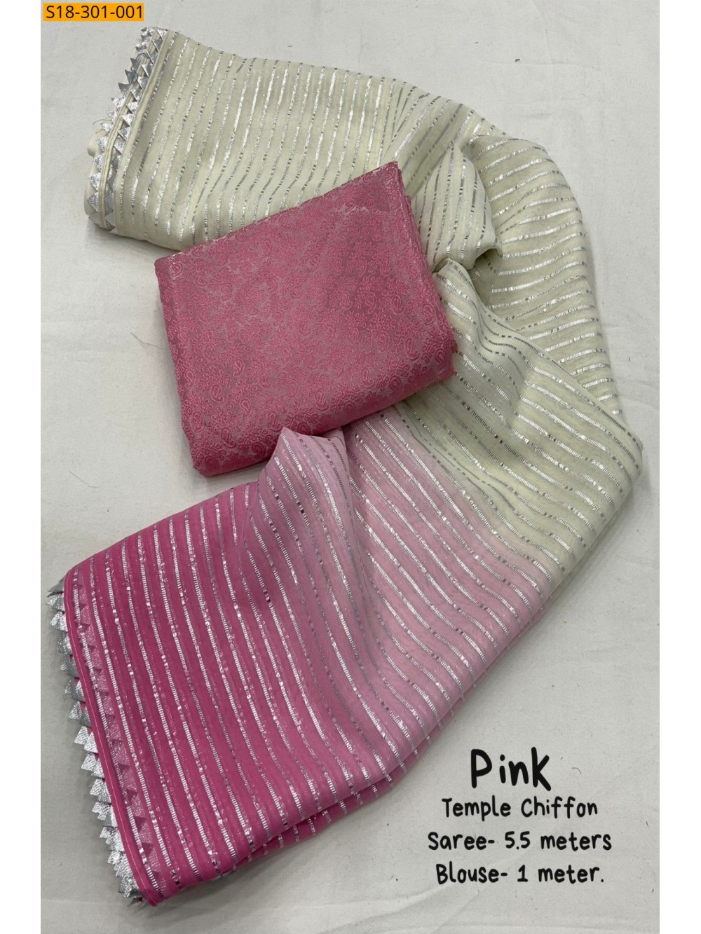 Pink Fancy Soft Chiffon Saree Pink Fancy Soft Chiffon Saree