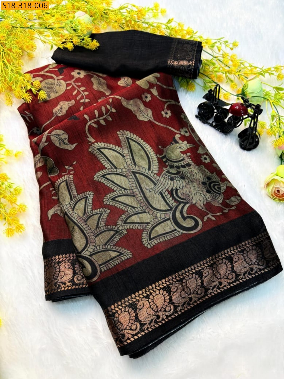 Red Dola silk sarees