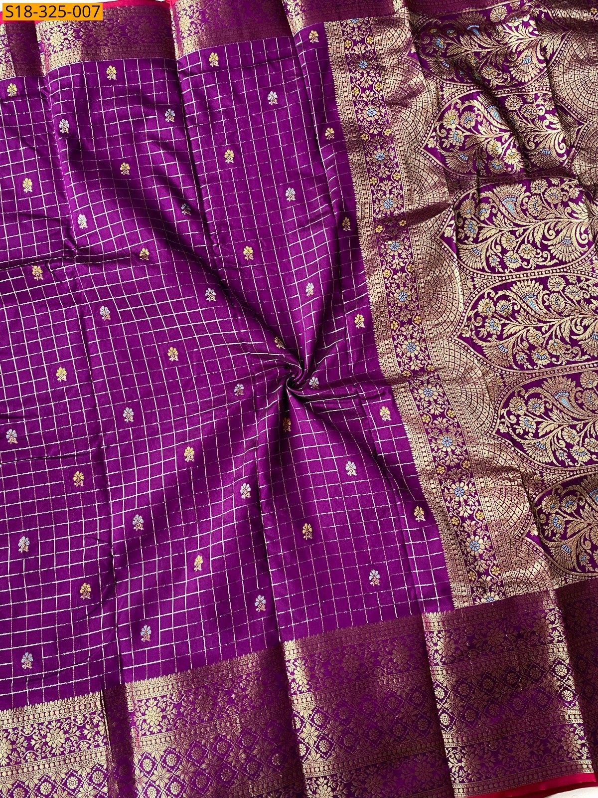 Magenta Fancy handloom saree
