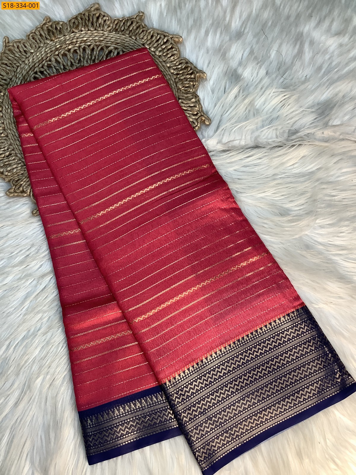 Pink Fancy mysore warm silk saree