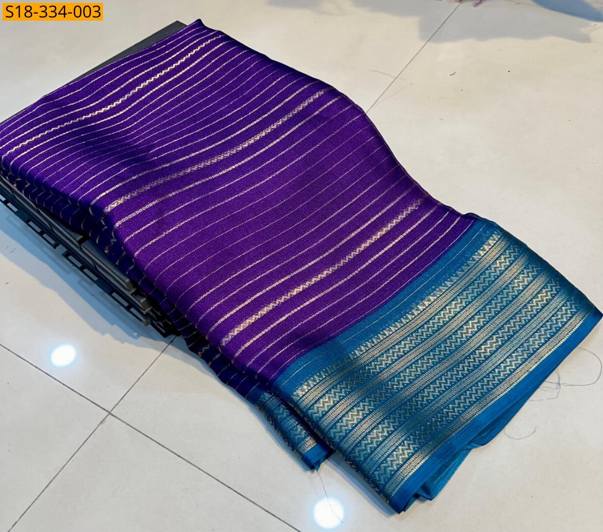Violet Fancy mysore silk saree