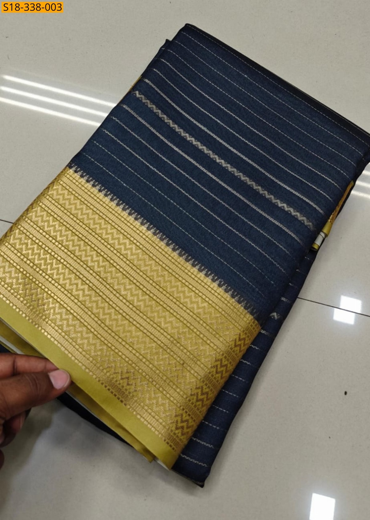 Black Fancy mysore warm silk sarees