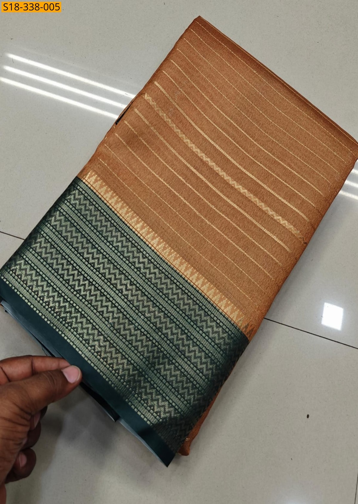 Brown Fancy mysore warm silk sarees