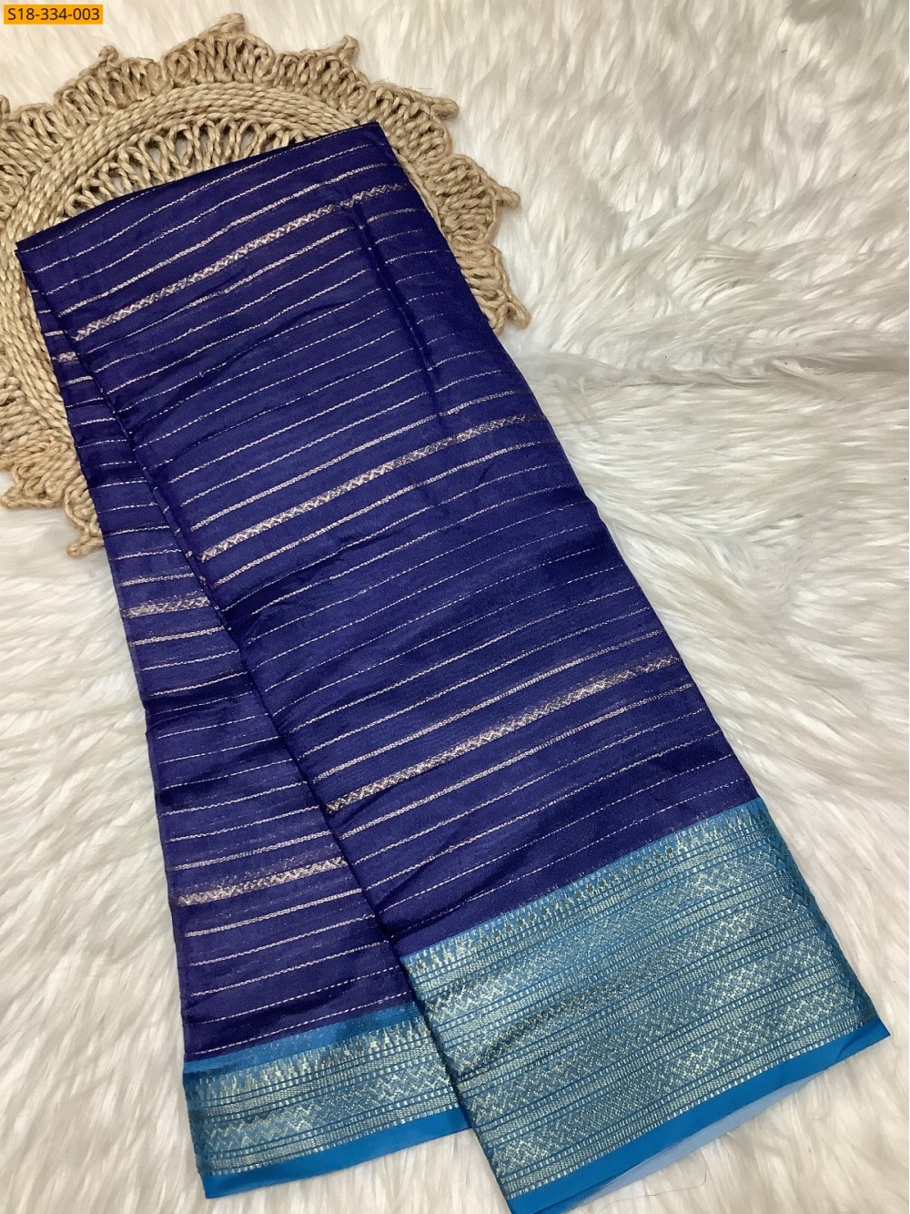Yellow Fancy Chinnon Viscose Saree Yellow Fancy Chinnon Viscose Saree