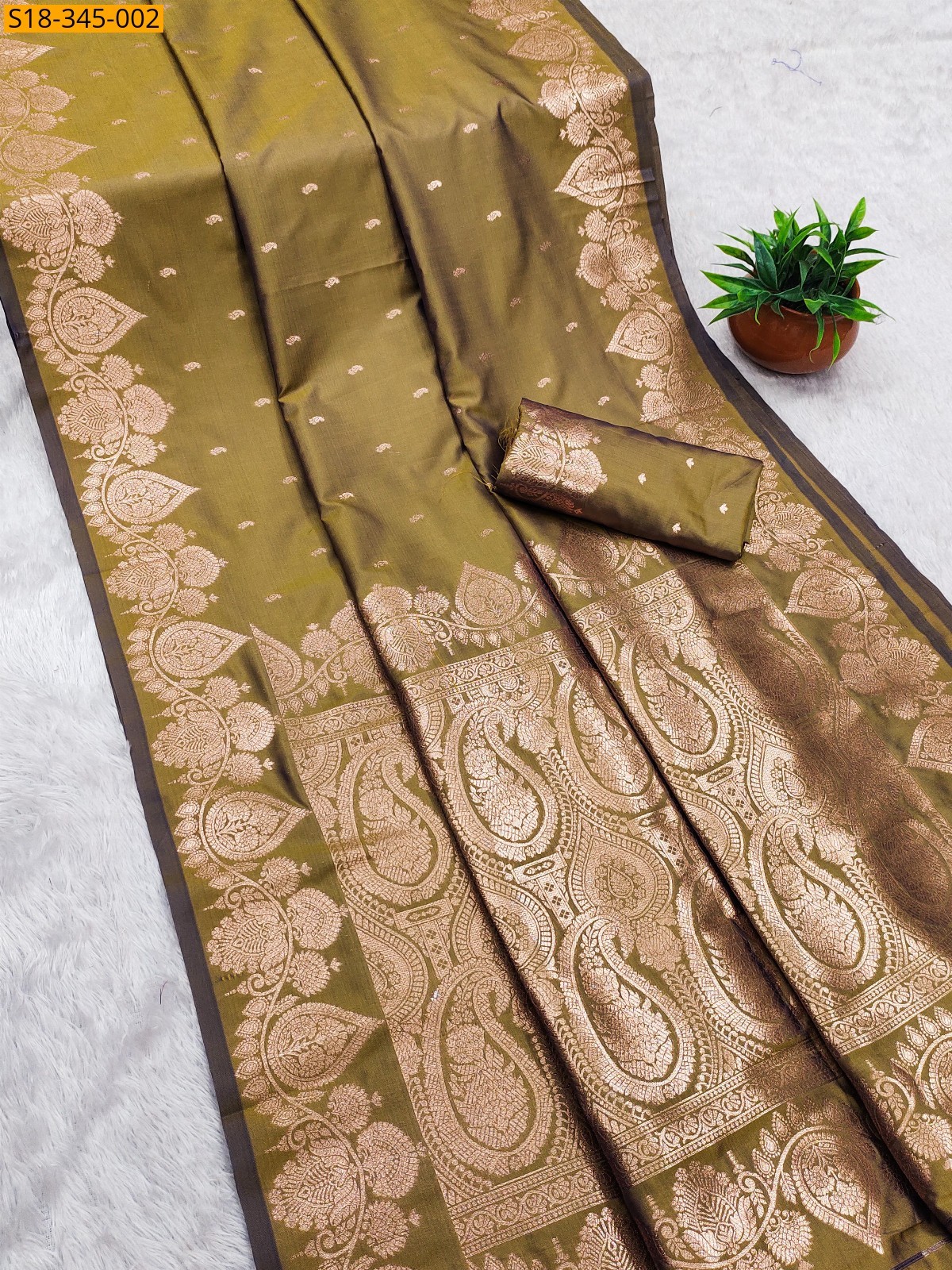 Lite Green Fancy banarasi soft silk sarees