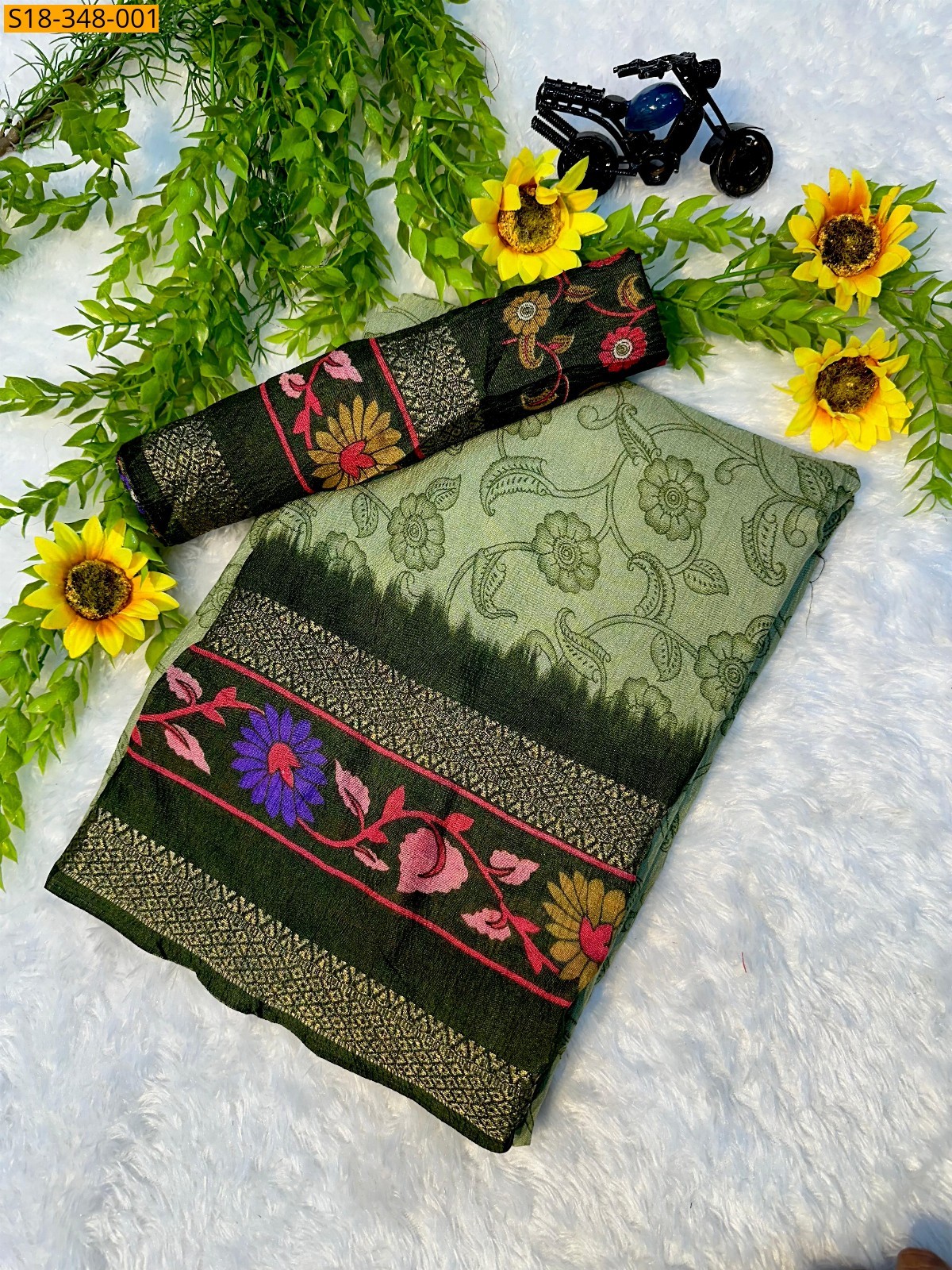 Fancy dola silk saree