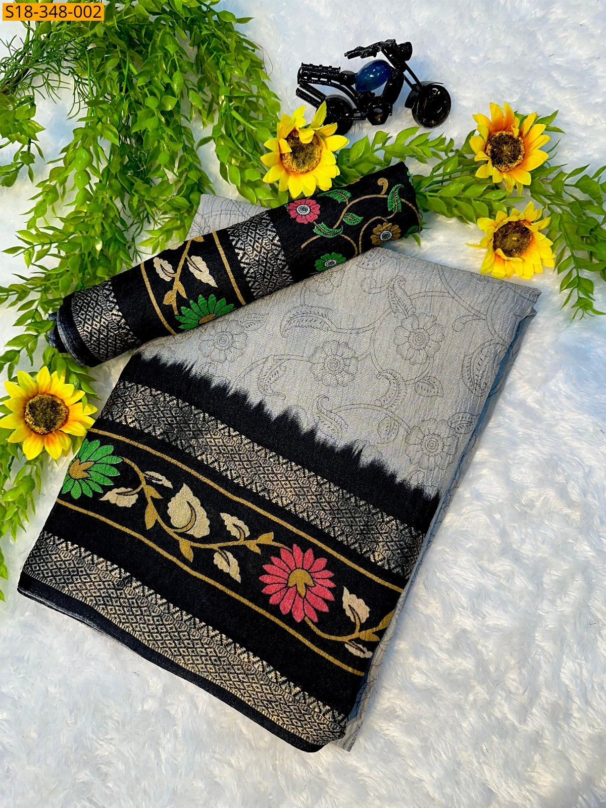 Fancy dola silk saree