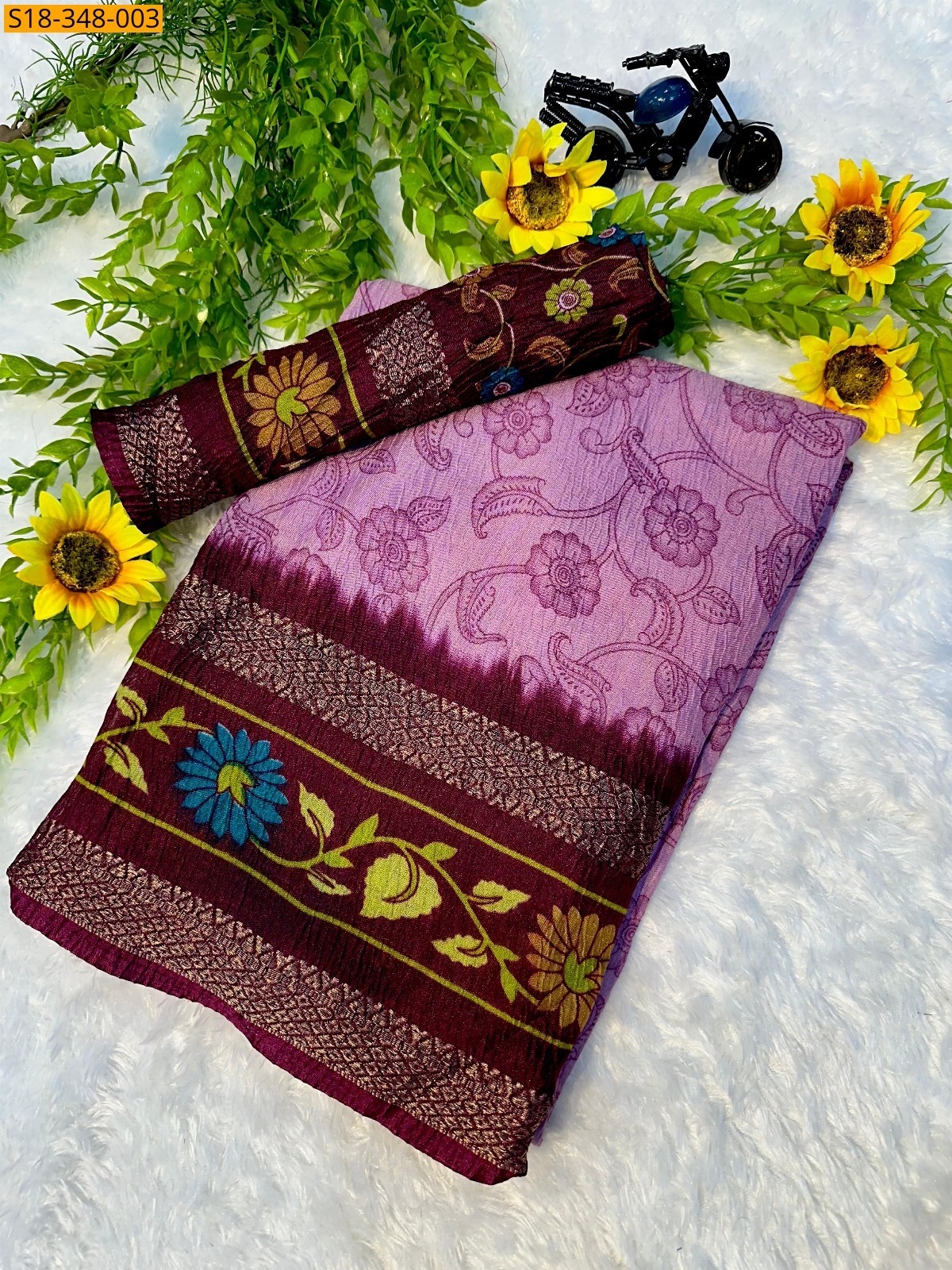 Fancy dola silk saree