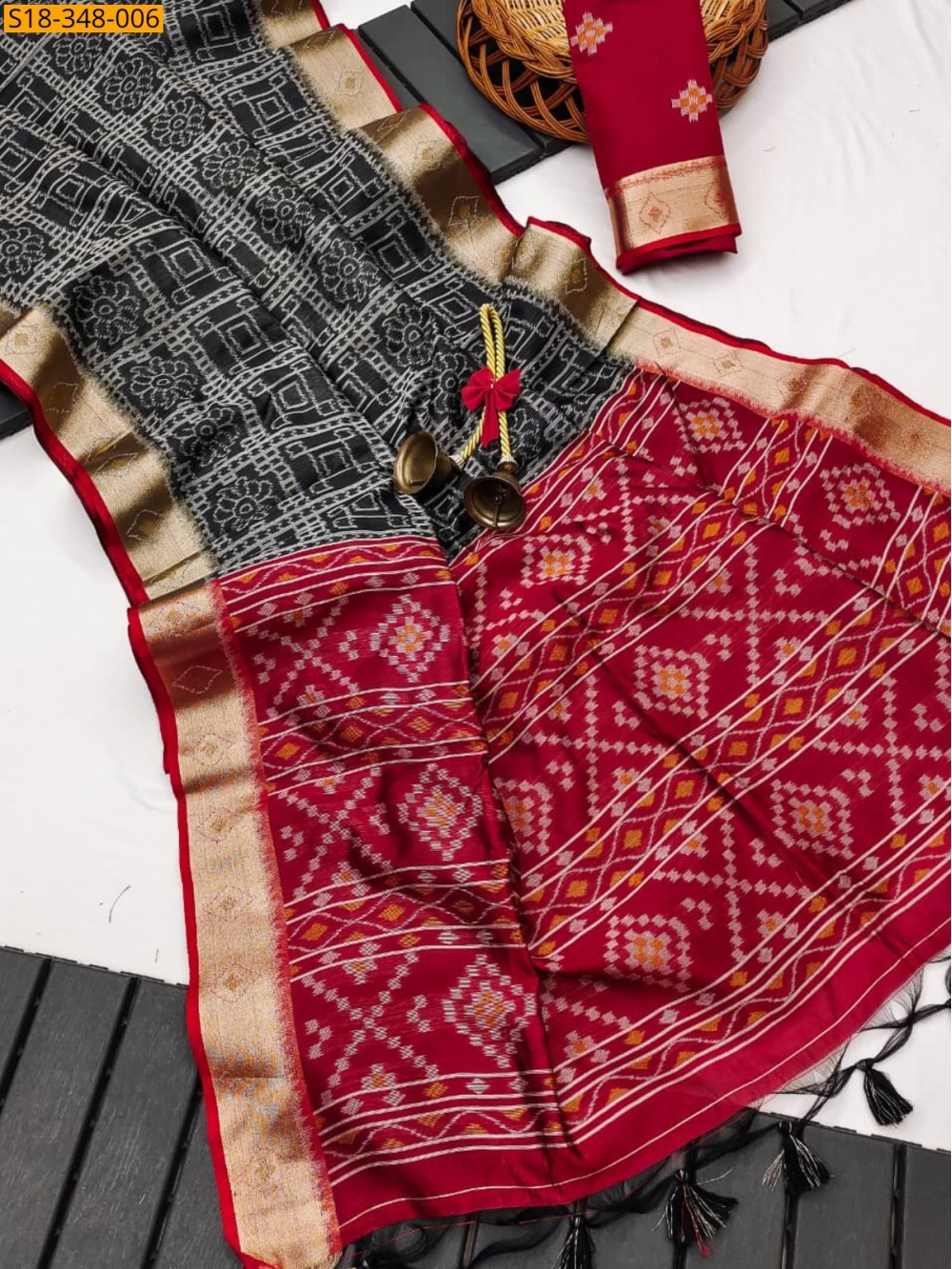 Fancy Soft Desi Raw Silk Saree