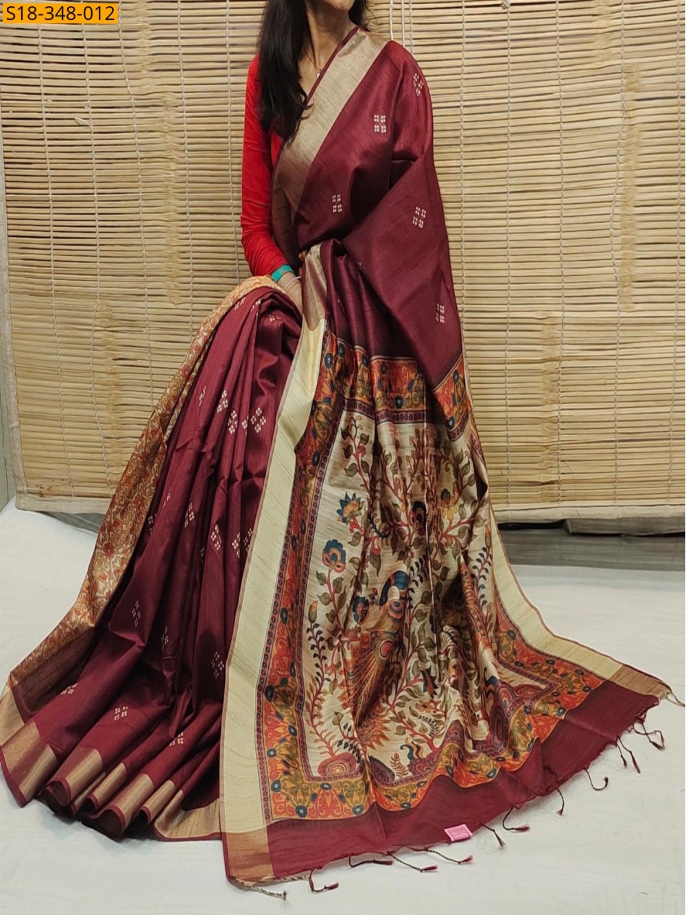 Fancy Soft Desi Raw Silk Saree