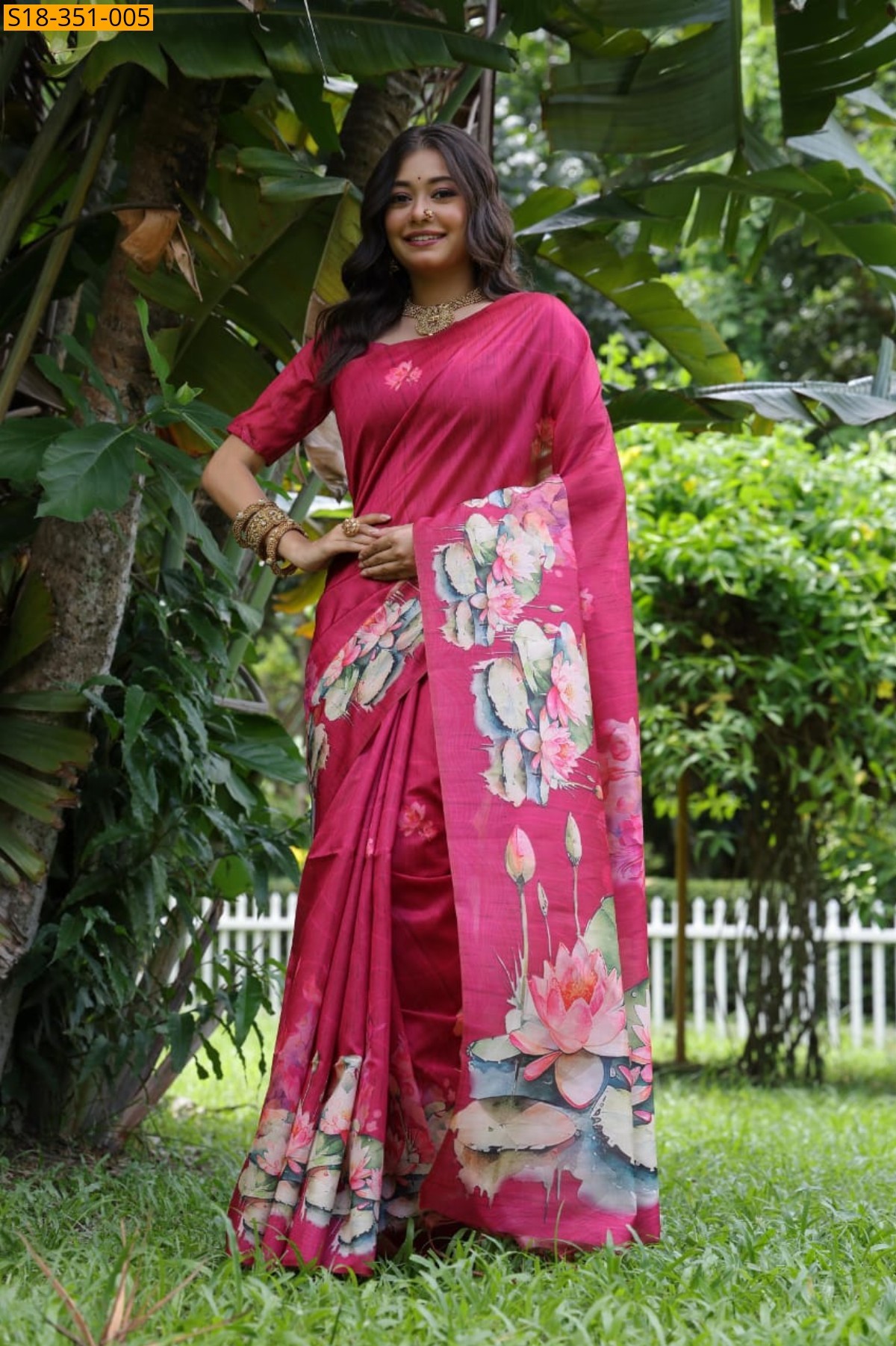 Fancy Tussar Silk saree