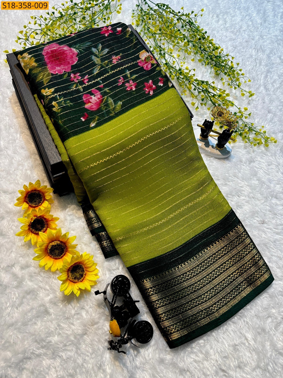Fancy Mysore Silk Saree